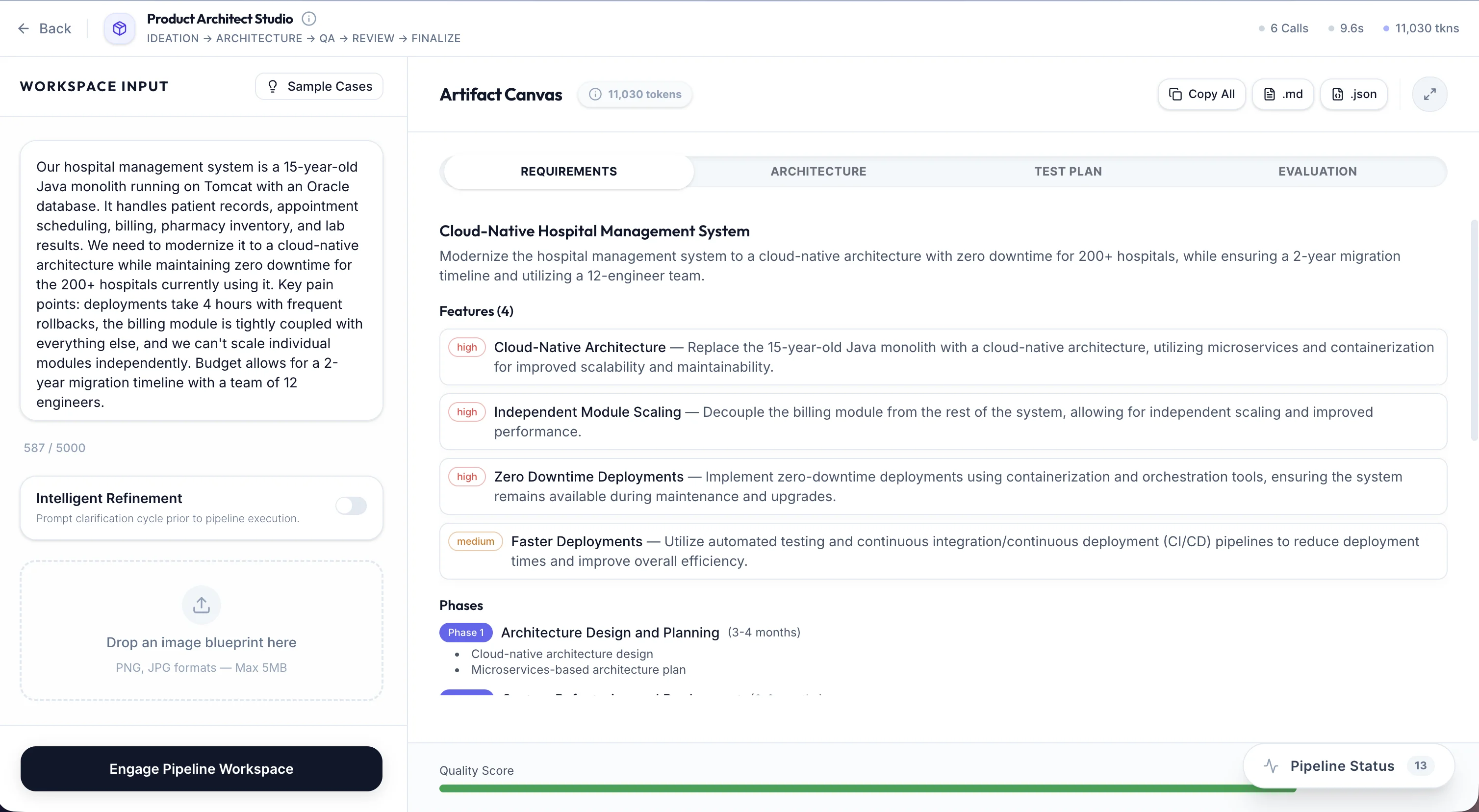 Artifexa: AI Agent Orchestration screenshot 6